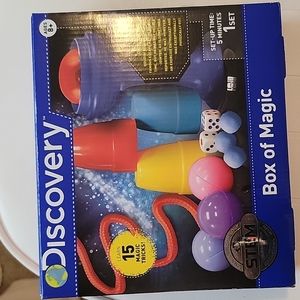 Lot/Discovery box of magic, fizzing compounds,  and glowing fossil New unopened